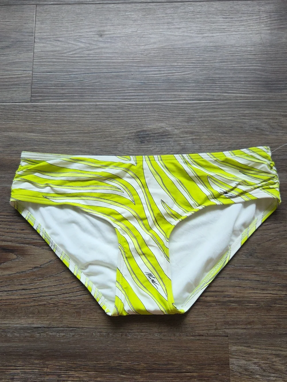 Nwot Michael Michael Kors Lime Green Patterned Swim Bottoms Size Medium